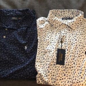 TWO Men’s Polo Ralph Lauren Polo Shirts 3largeTALL